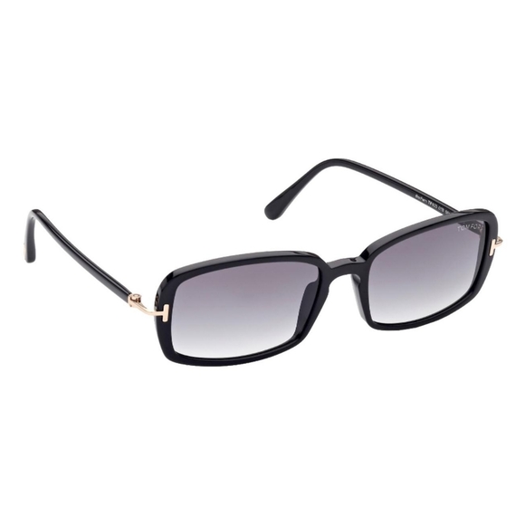 NEW TOM FORD BLACK SQUARE BONHAM SUNGLASSES TOM FORD TF923 01B FT0923/S